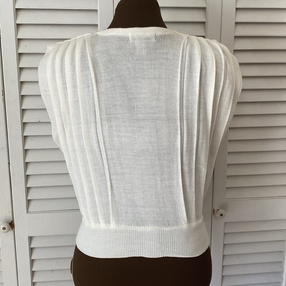 Vintage Nicole Curie sleeveless sweater size M - Picture 5 of 7